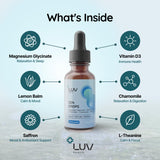 LUV health Zen Drops liquid formula close-up