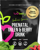 LuvBelly Pregnancy Super Greens Powder packaging front view