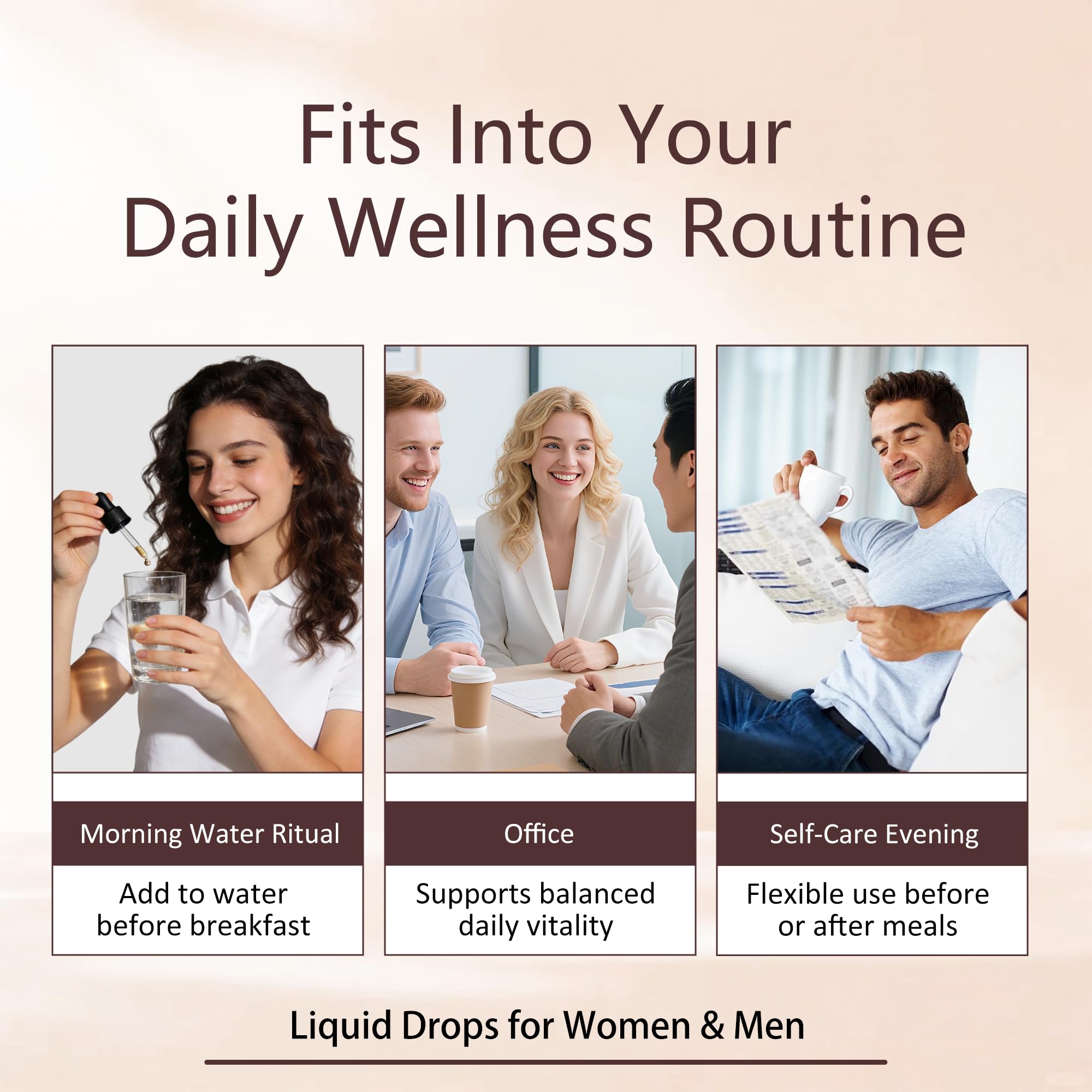 Luvie Glow Milk Thistle Liquid Supplement in a glass of water