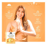 Luxe Slim Beauty Smoothie Cantaloupe Melon sachet opened with powder inside
