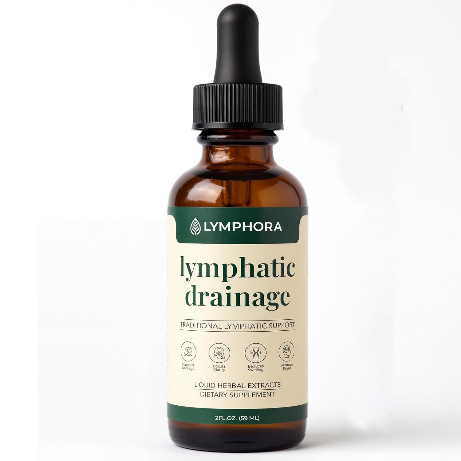 Lymphora Herbal Cleansing Drops 100g front view