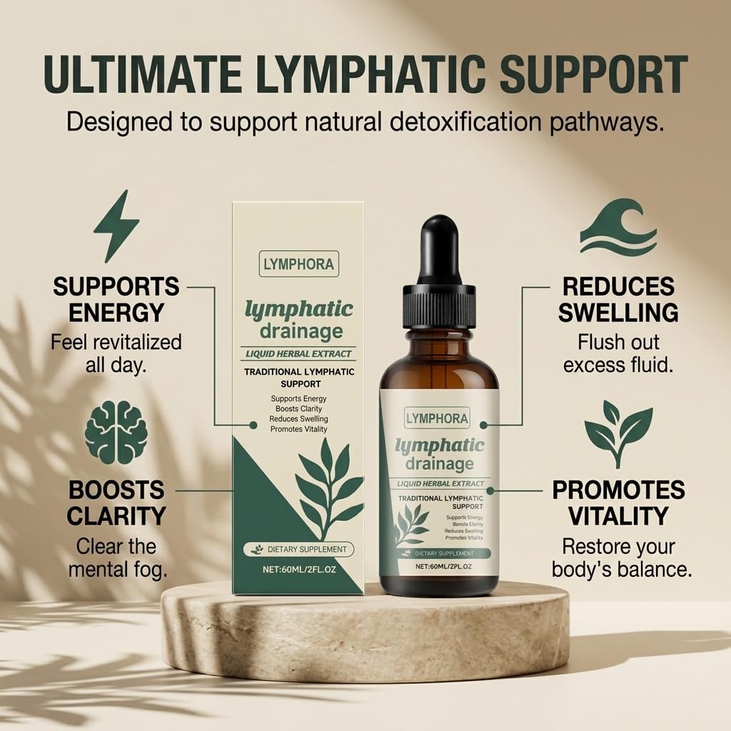 Lymphora Herbal Cleansing Drops 100g liquid dropper