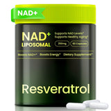 Lyndops NAD+ Resveratrol Supplement bottle front view