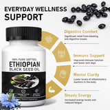 LYROYREG Black Seed Oil Capsules softgel close-up