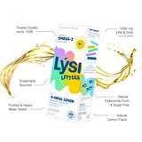 LYSI Cod Liver Oil for Kids packaging with lemon flavour