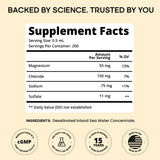 LyteLine LyteTrace Trace Mineral Concentrate bottle with measuring cap