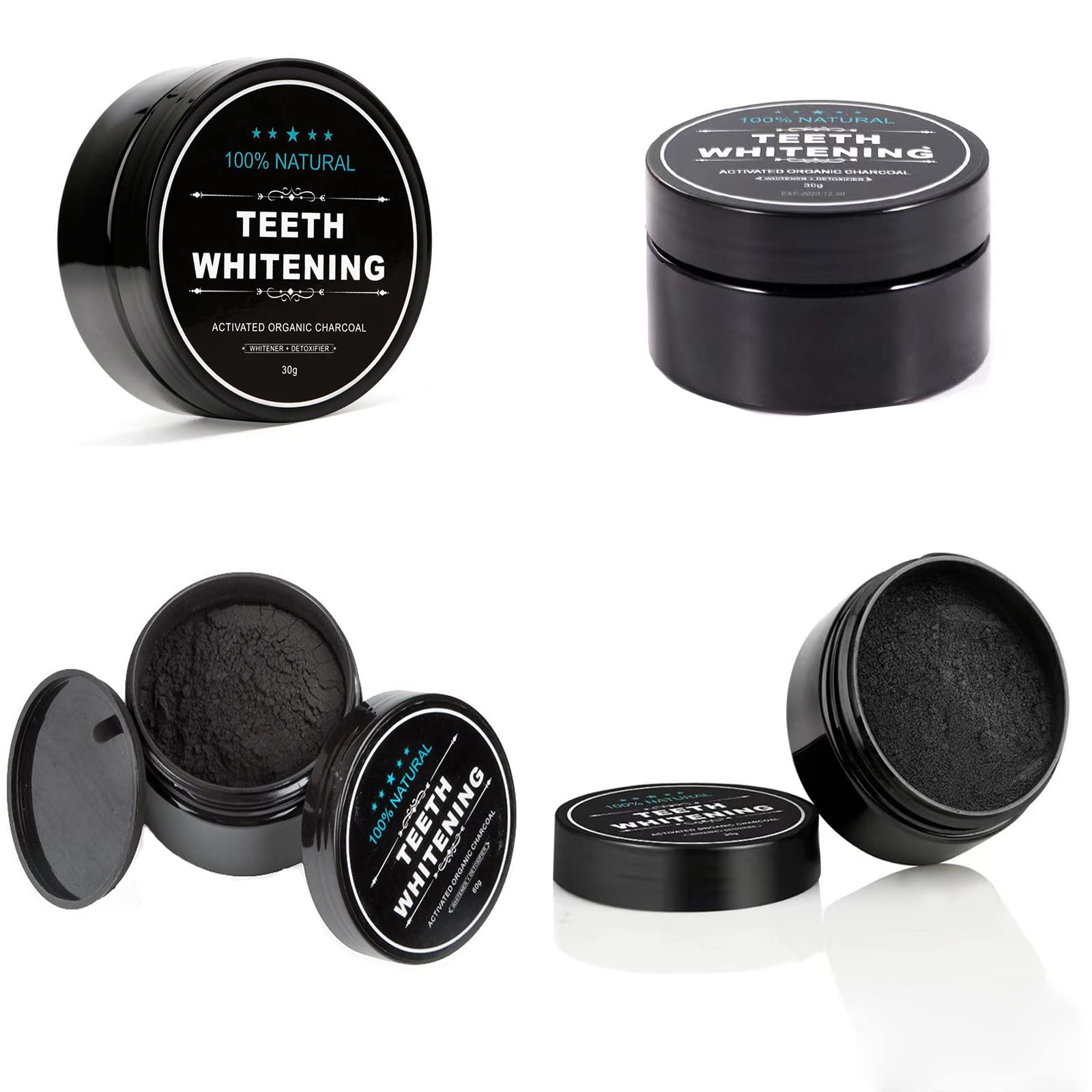 Lythor Activated Charcoal Powder packaging side view