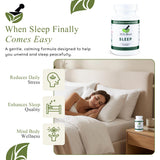 M.D. Blend Sleep Supplement side view showing ingredients