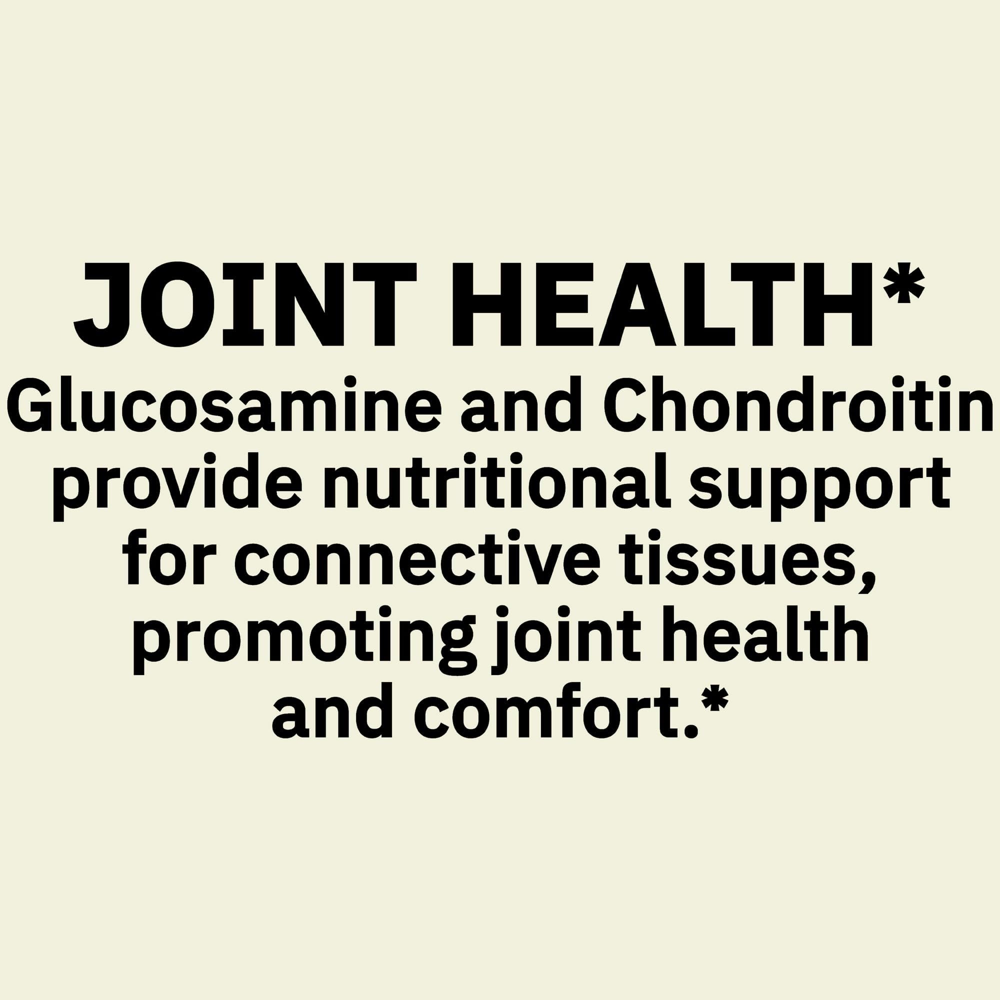 M&F Essential Chondroitin tablets on a wooden surface