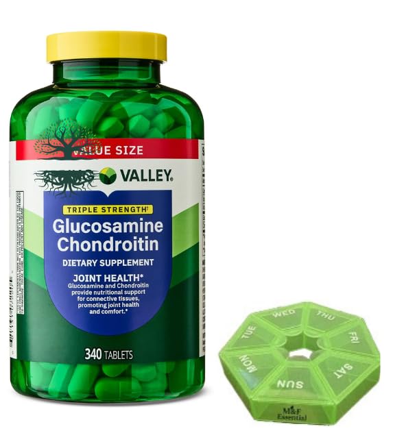 M&F Essential Chondroitin Triple Strength 340 Tablets front view