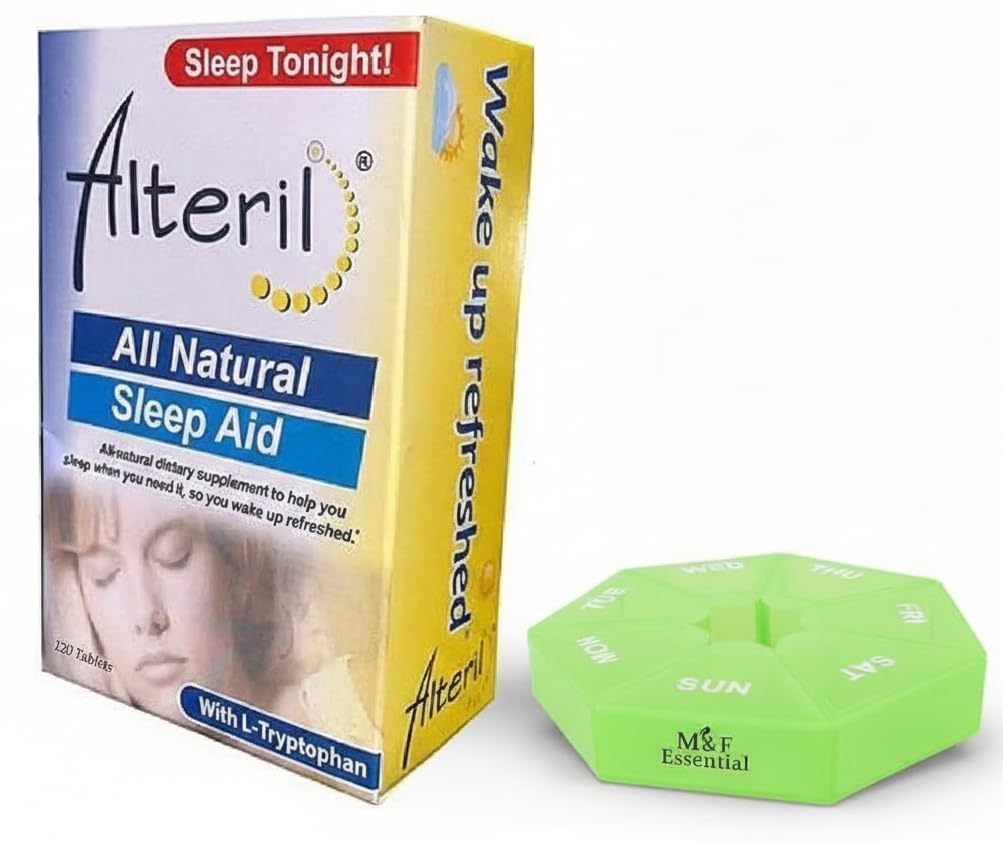 M&F Essential Sleep Supplement 60 Capsules front view