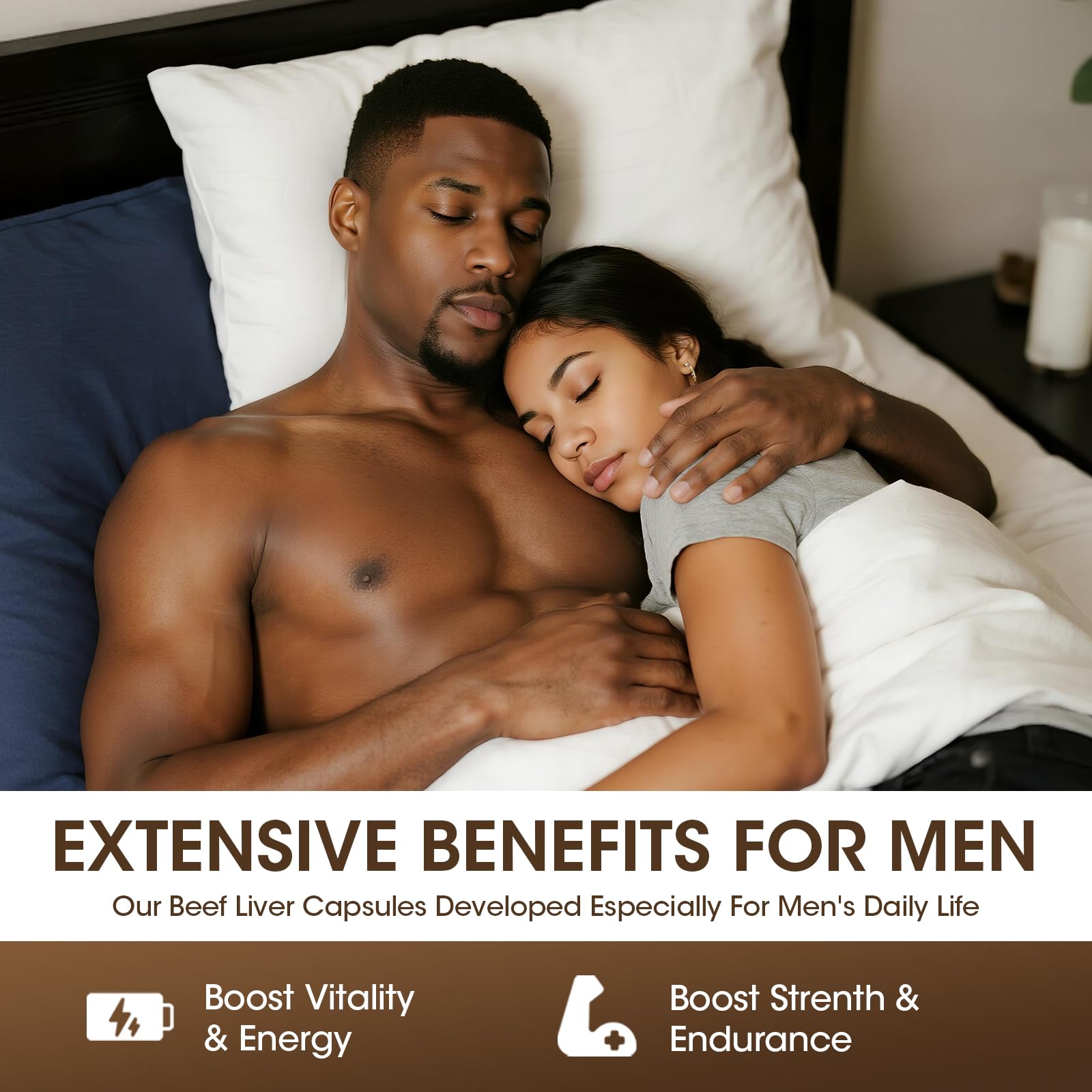M inch Beef Organ Supplement 13-in-1 for Men side view
