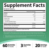 M inch Fibre Gummies on a kitchen counter