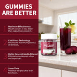 M inch Grape Seed Extract Beetroot Gummies showing berry flavour