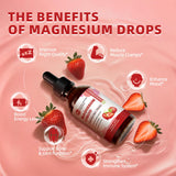 M inch Liquid Magnesium Glycinate Drops bottle on a kitchen counter