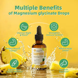 M inch Magnesium Liquid Drops bottle side view