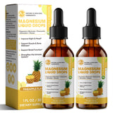 M inch Magnesium Liquid Drops front view with pineapple flavour
