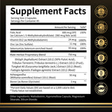 M inch Shilajit Capsules 750mg side view showing capsules