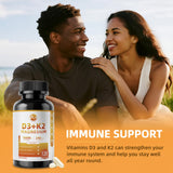 M inch Vitamin D3 K2 capsules with magnesium complex