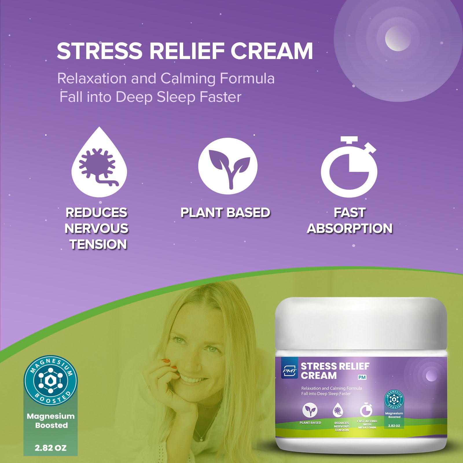 M PAIN MANAGEMENT TECHNOLOGIES daily wellness daily wellness Cream 2.83oz side view