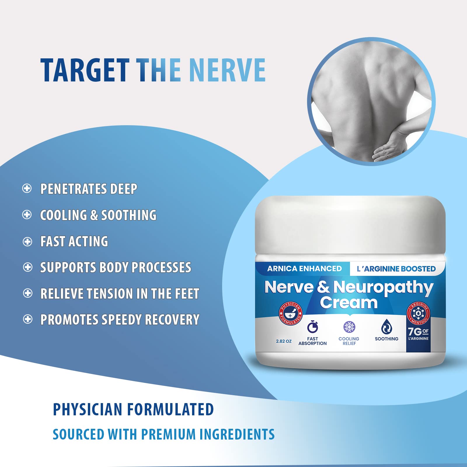M PAIN MANAGEMENT TECHNOLOGIES L-Arginine Cream packaging