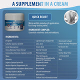 M PAIN MANAGEMENT TECHNOLOGIES L-Arginine Cream texture close-up