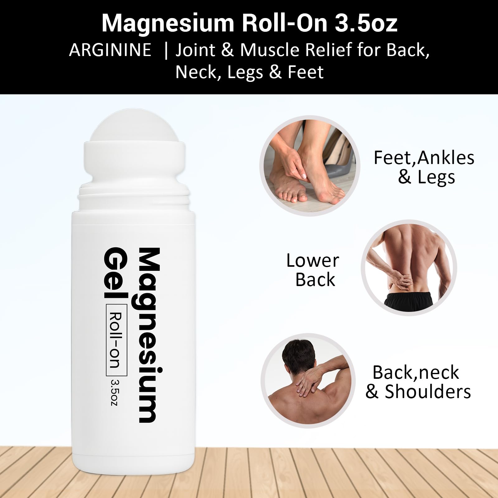 M PAIN MANAGEMENT TECHNOLOGIES Magnesium Roll-On lifestyle scene