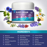 M PAIN MANAGEMENT TECHNOLOGIES Sleep Cream jar with lavender scent label