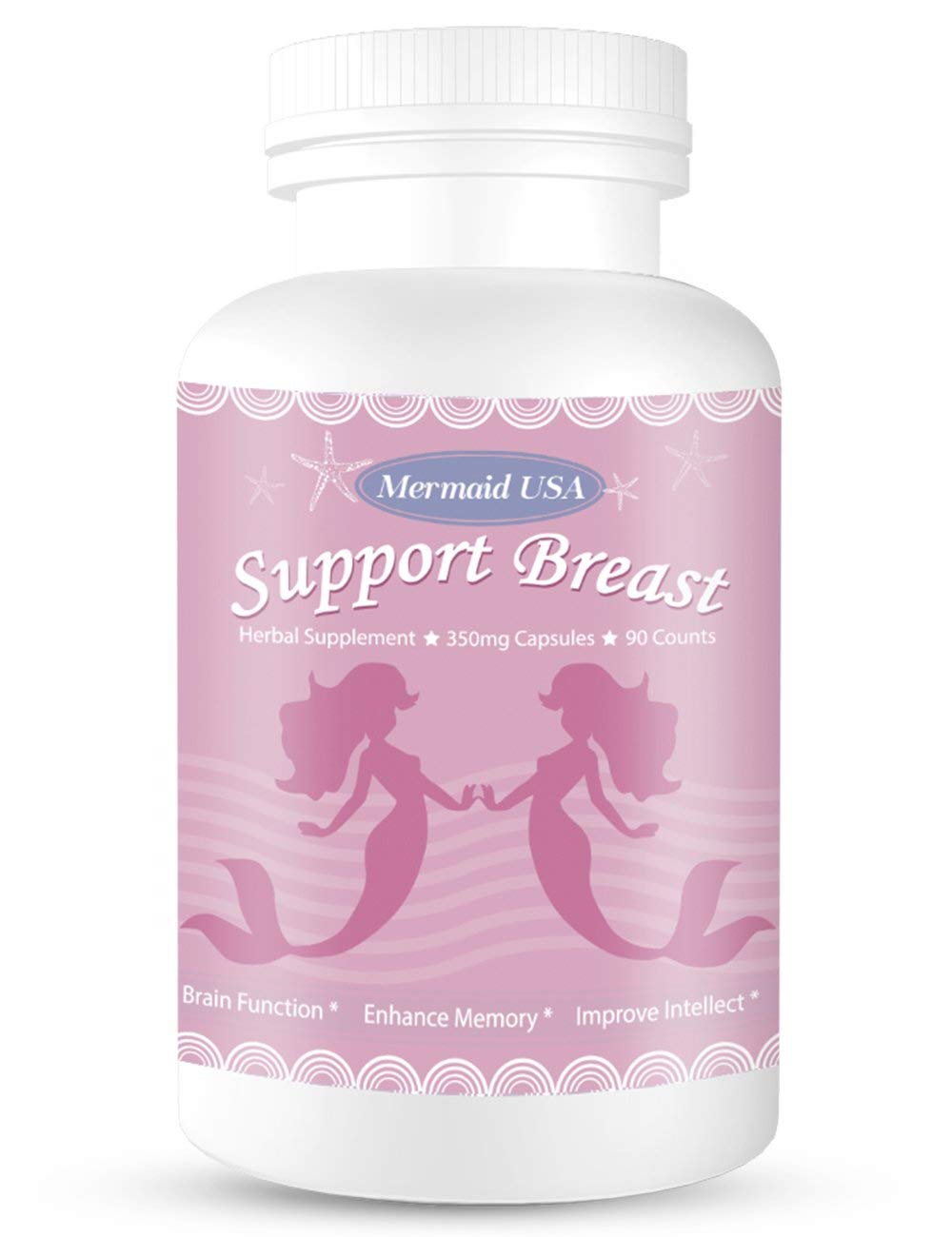 M.U Breast Supplement packaging front view with herbal ingredients