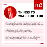 m2 Collagen Jelly 2000mg close-up of jelly texture