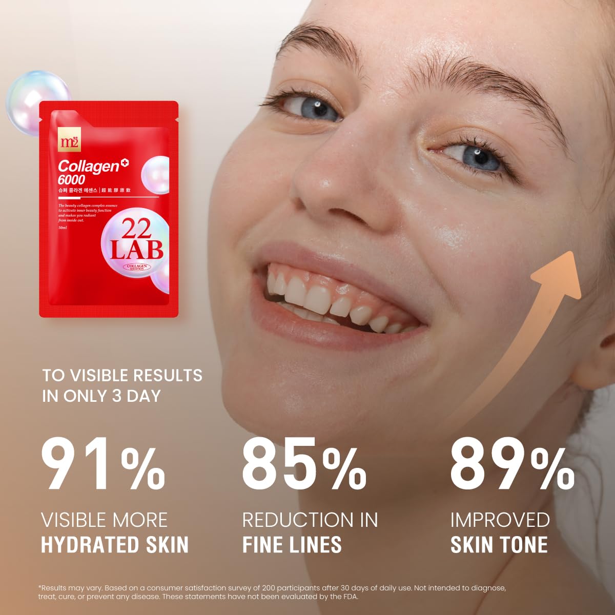 m2 Collagen Supplement serving suggestion