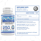 MAAC10 Liposomal NAD+ Capsules 250mg capsules in hand