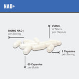 MAAC10 Liposomal NAD+ Capsules 250mg close-up of capsules