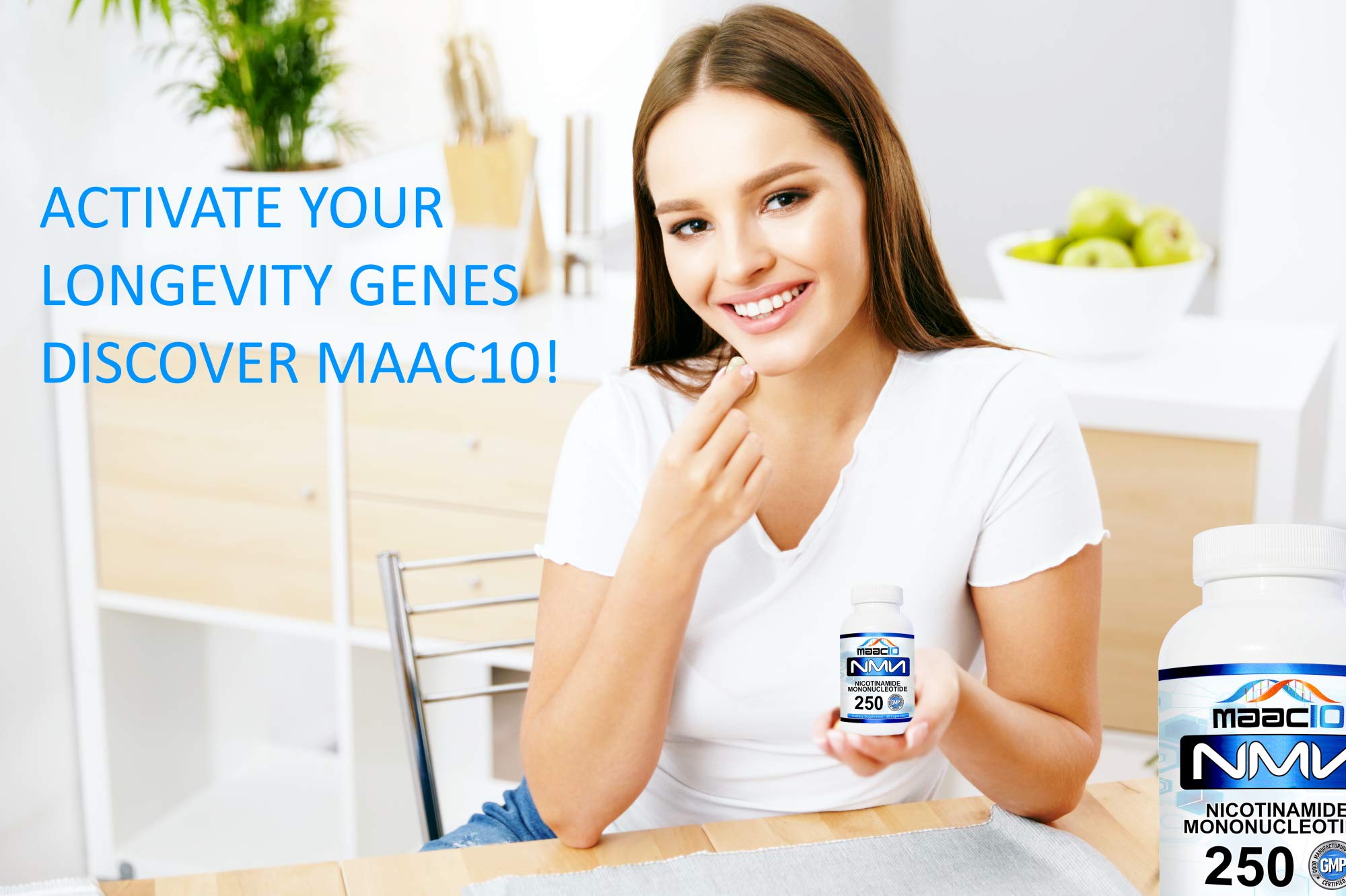 MAAC10 NMN Supplement 99% Pure Vitamin B3 product details