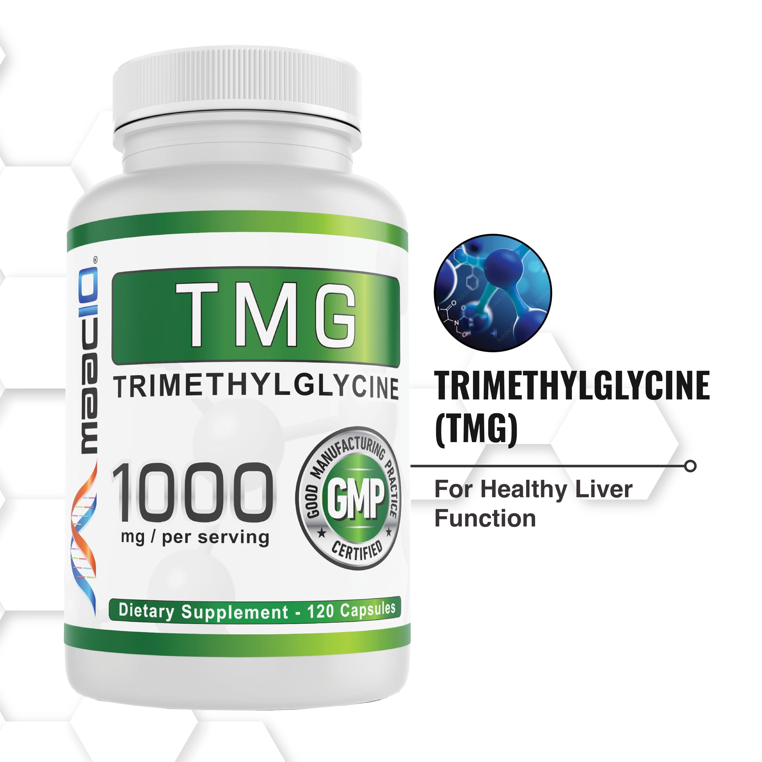 MAAC10 TMG Methyl Donor Supplement with measuring spoon