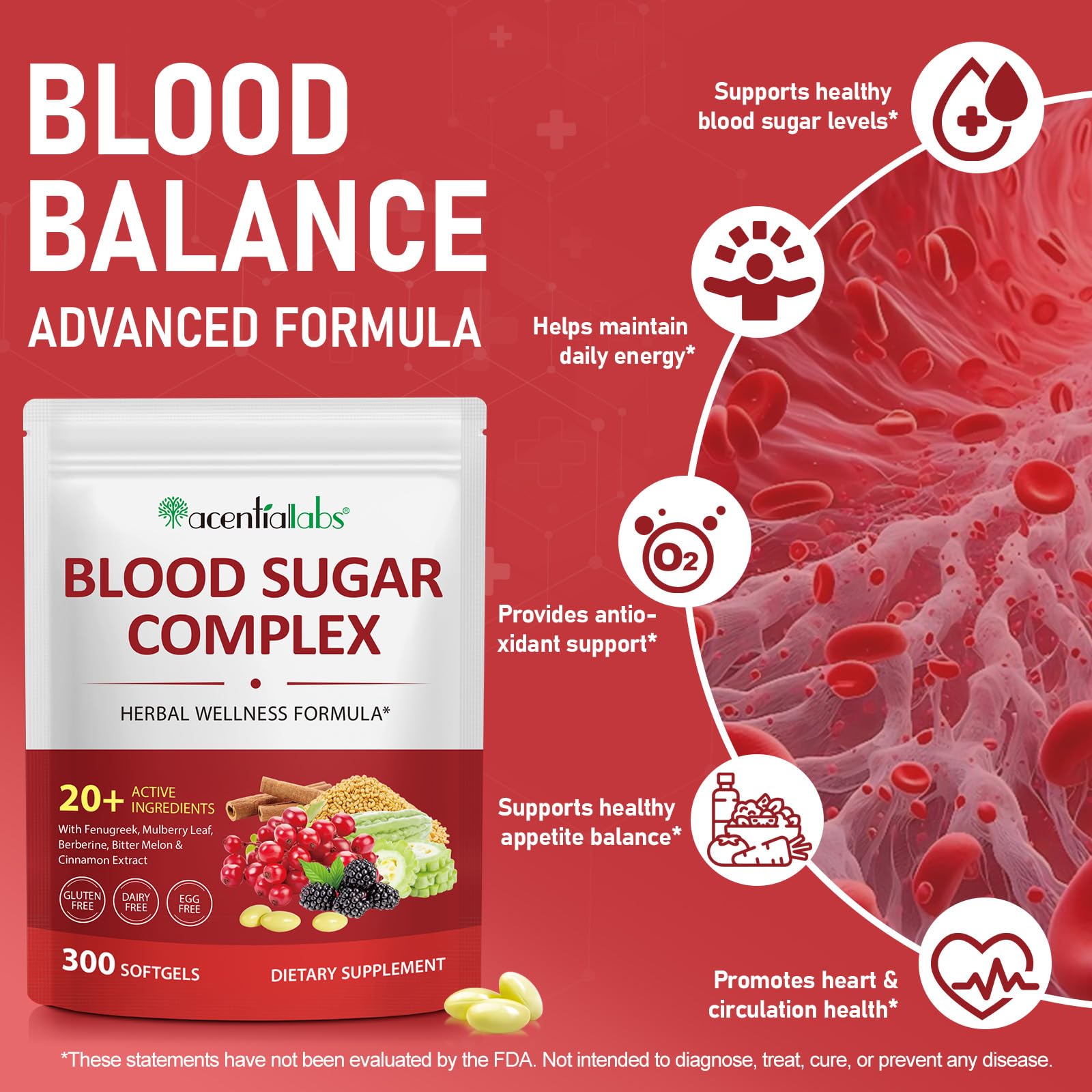 Maaoun Blood Sugar Complex capsules close-up