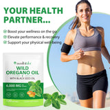 Maaoun Oregano Oil Softgels 6000mg capsules displayed