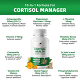 MABEFY Cortisol Supplements bottle with capsules