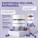 MABEFY Magnesium Potassium Gummies side view showing ingredients