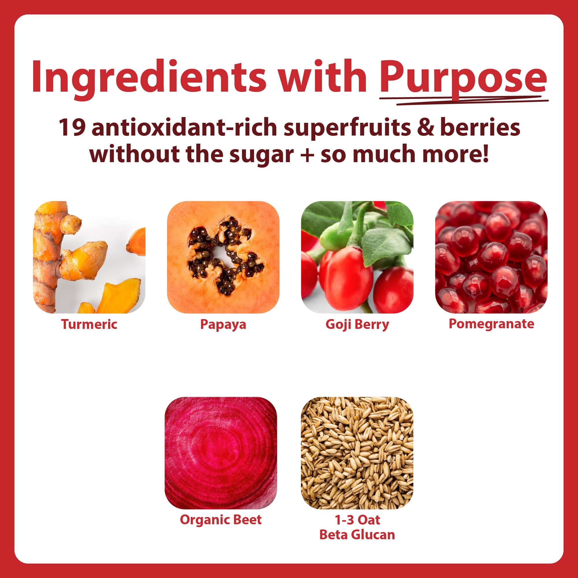 MacroLife Naturals Super Reds Powder 283g packaging