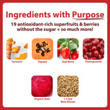 MacroLife Naturals Super Reds Powder 283g packaging