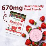 MacroLife Naturals Super Reds Powder lifestyle scene with smoothie