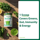 MacroLife Naturals Superfood Blend 358g scoop with powder