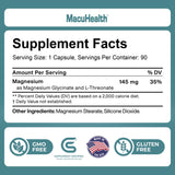 Macuhealth Magnesium Capsules bottle with label
