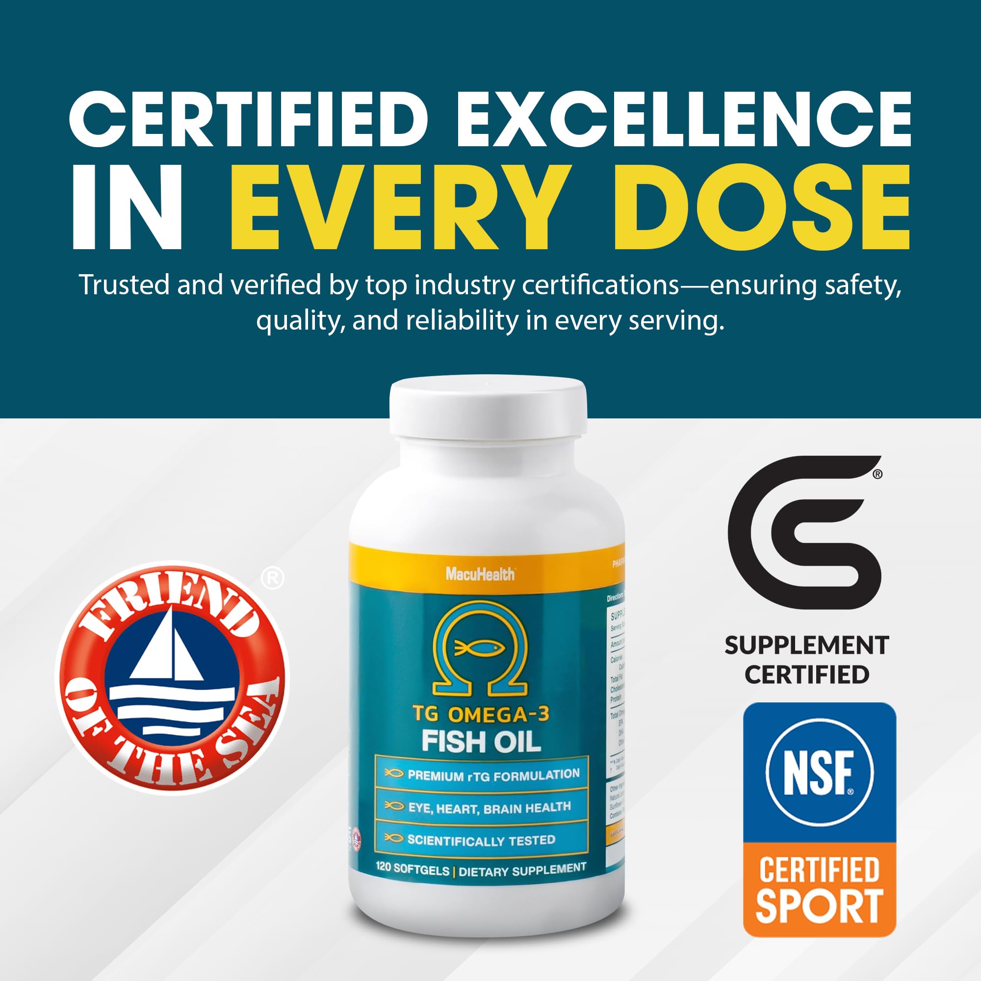 Macuhealth Omega-3 Fish Oil Softgels lifestyle scene