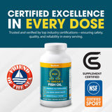 Macuhealth Omega-3 Fish Oil Softgels lifestyle scene