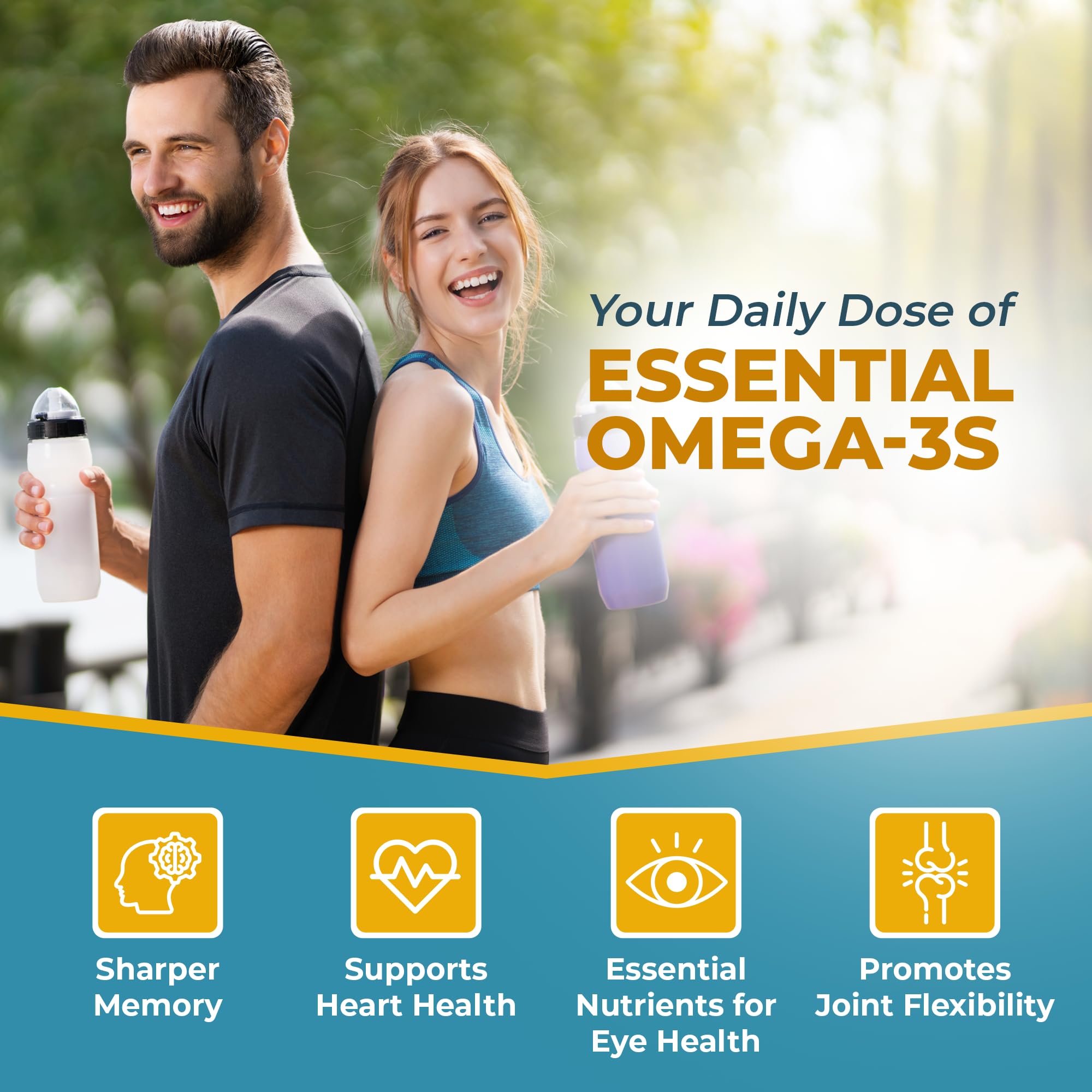 Macuhealth Omega-3 Fish Oil Softgels with dosage information