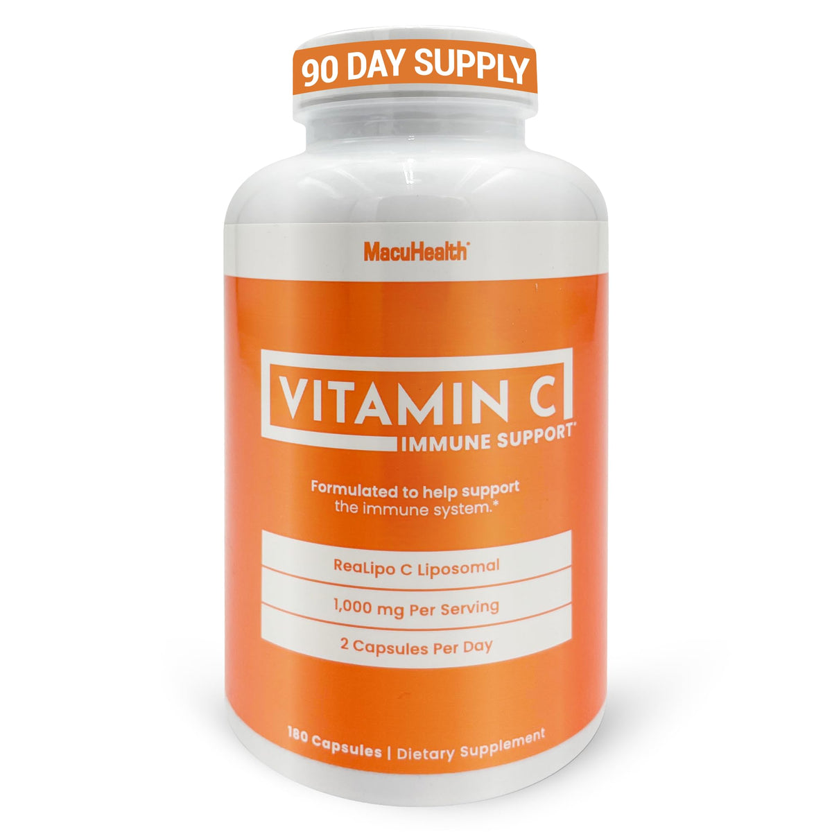Macuhealth Vitamin C Capsules 1000MG front view