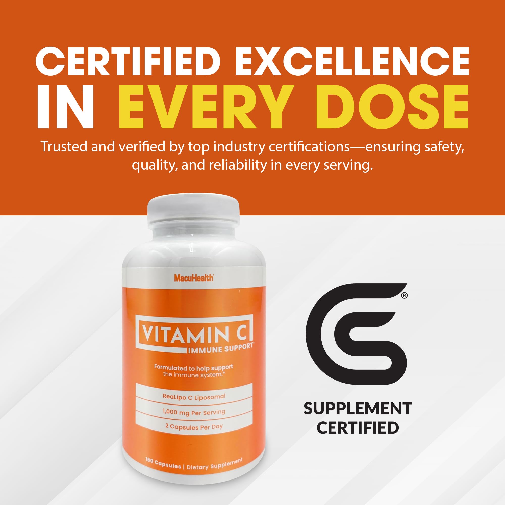 Macuhealth Vitamin C Capsules 1000MG lifestyle scene
