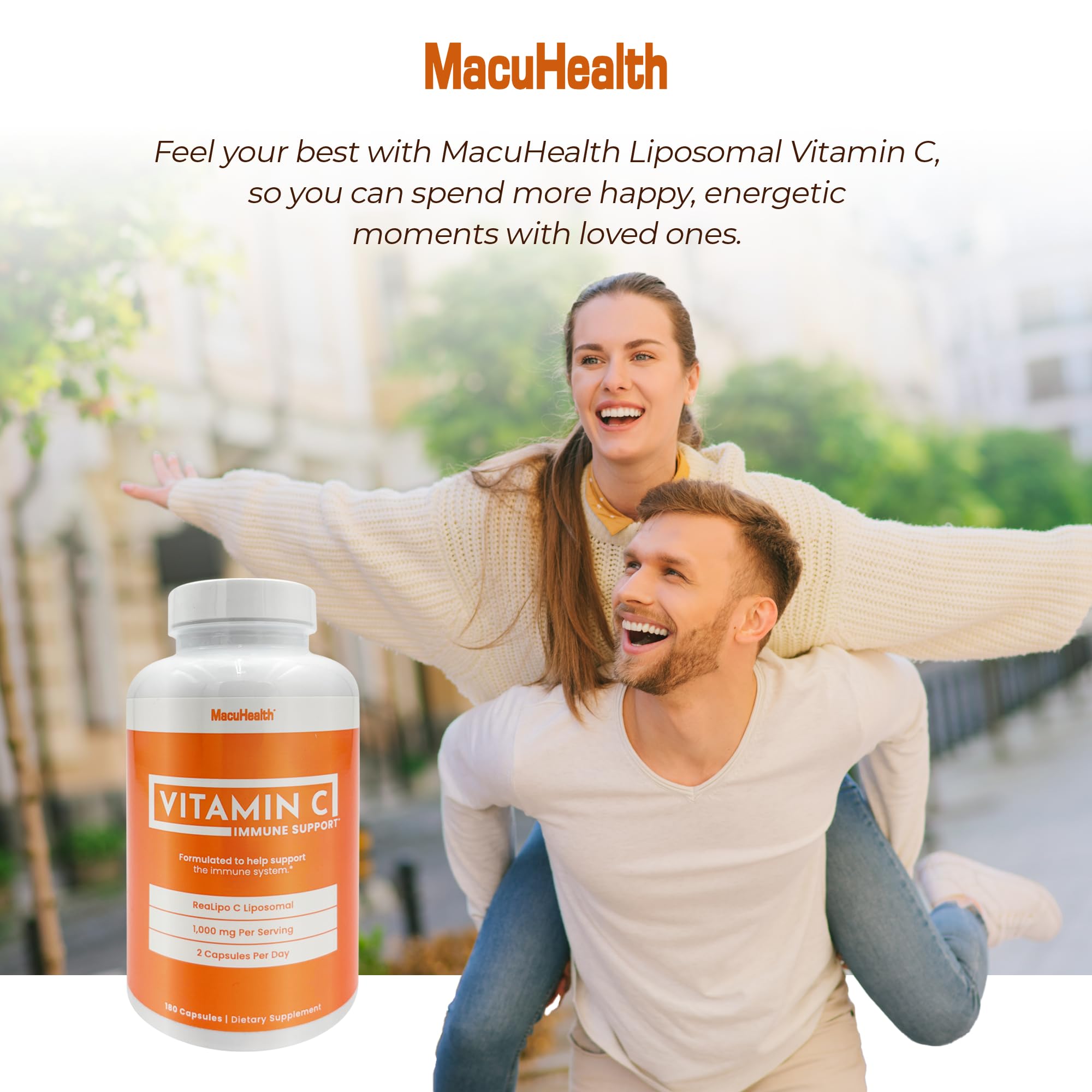 Macuhealth Vitamin C Capsules 1000MG packaging details